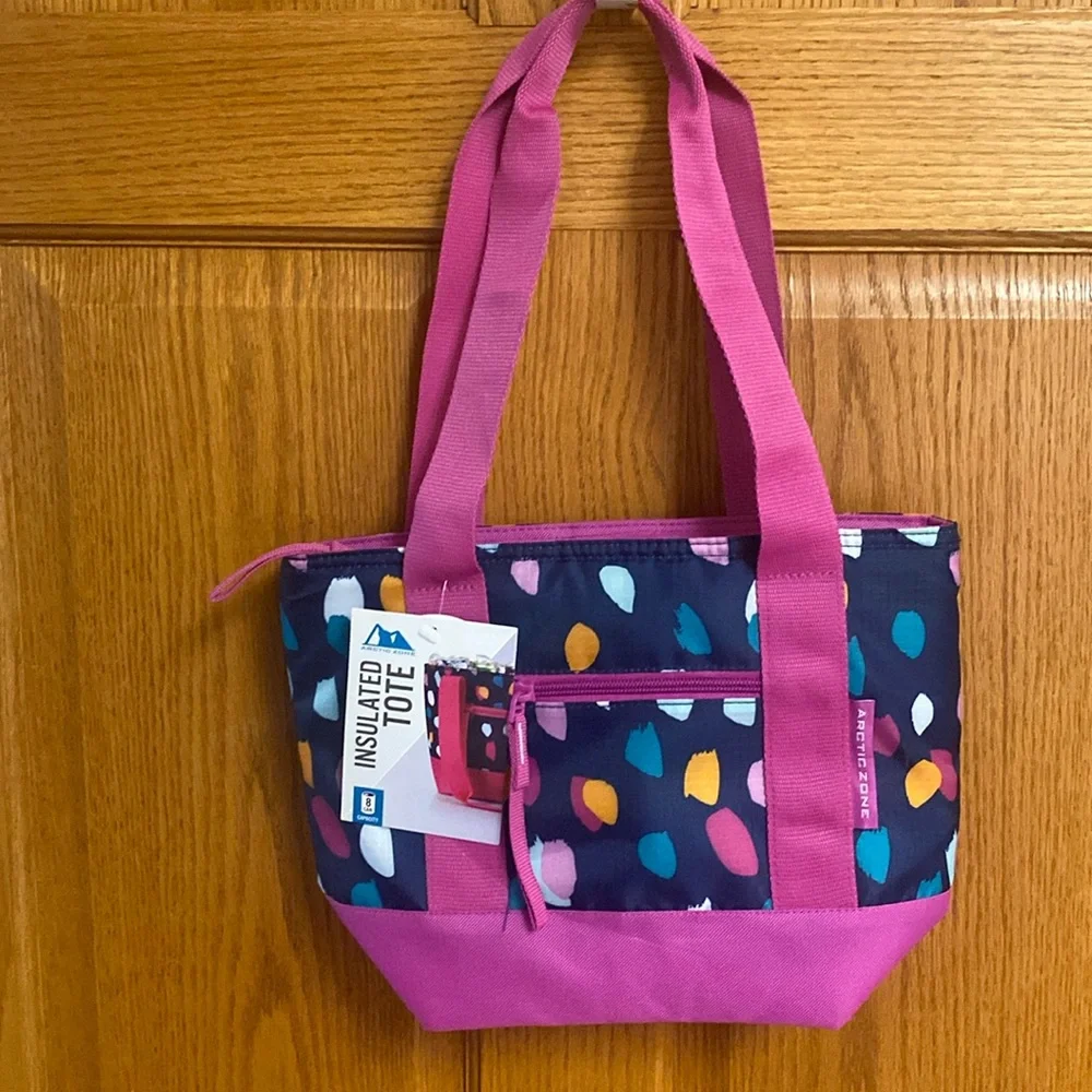 Arctic Zone 8-Can Insulated Tote Cooler NWT Leak Proof Shoulder Carry